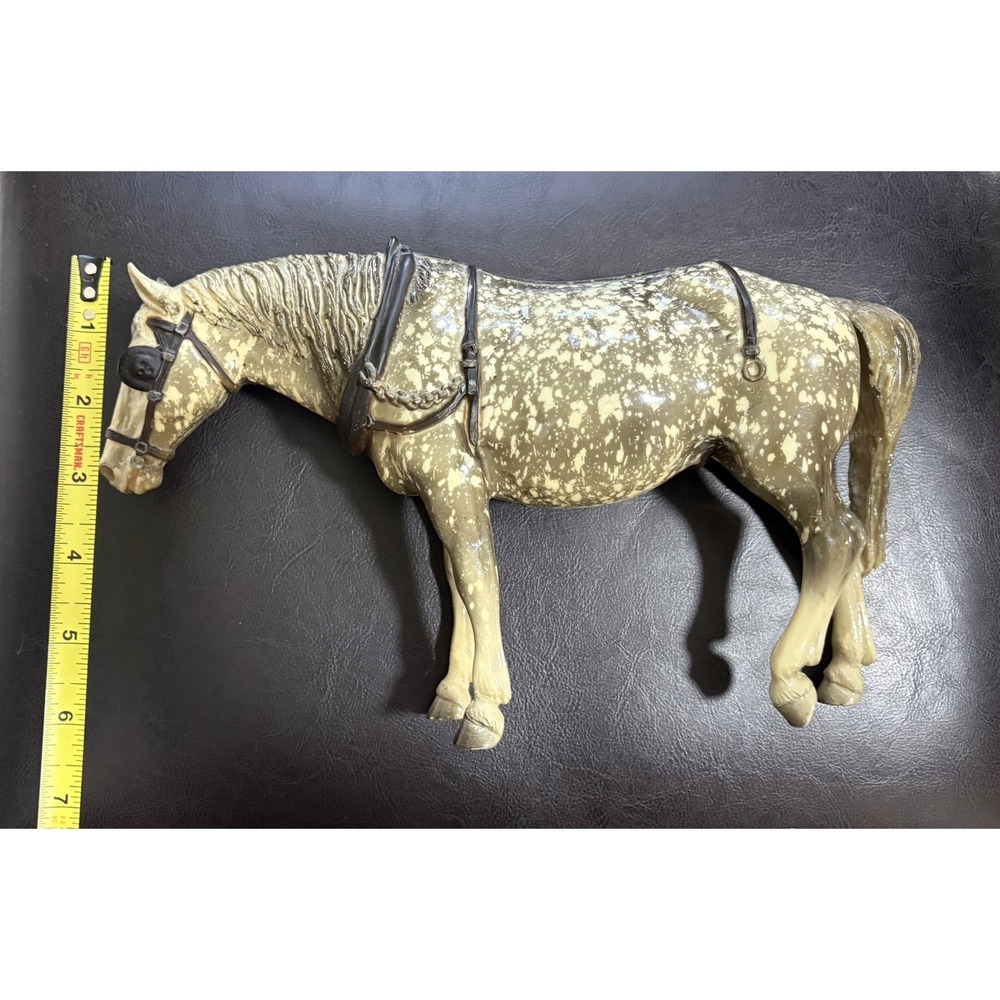 Vintage Breyer Old Timer #205 Dapple Gray Harness Horse Model No Hat
